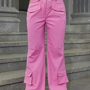 ADORA PINK THIN CARGO LIKE PANTS SIZE LARGE NWOT